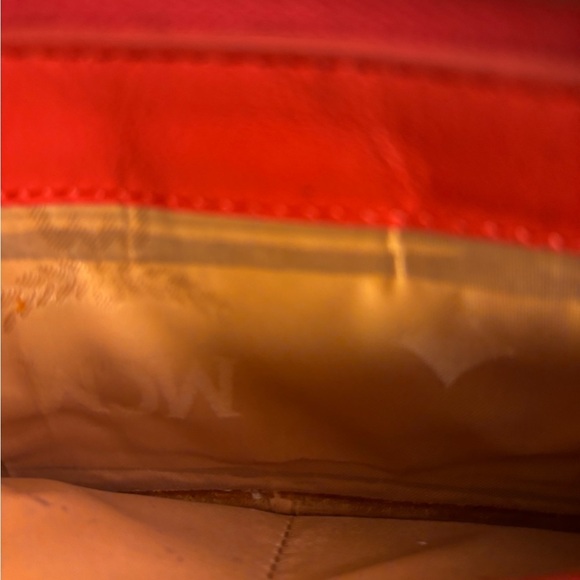 MCM Pink Leather Wallet w/ Gold Emblem - Picture 4 of 10